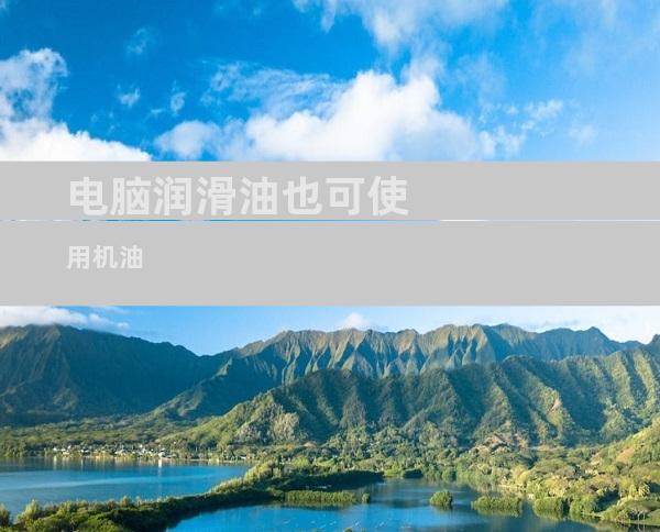 电脑润滑油也可使用机油